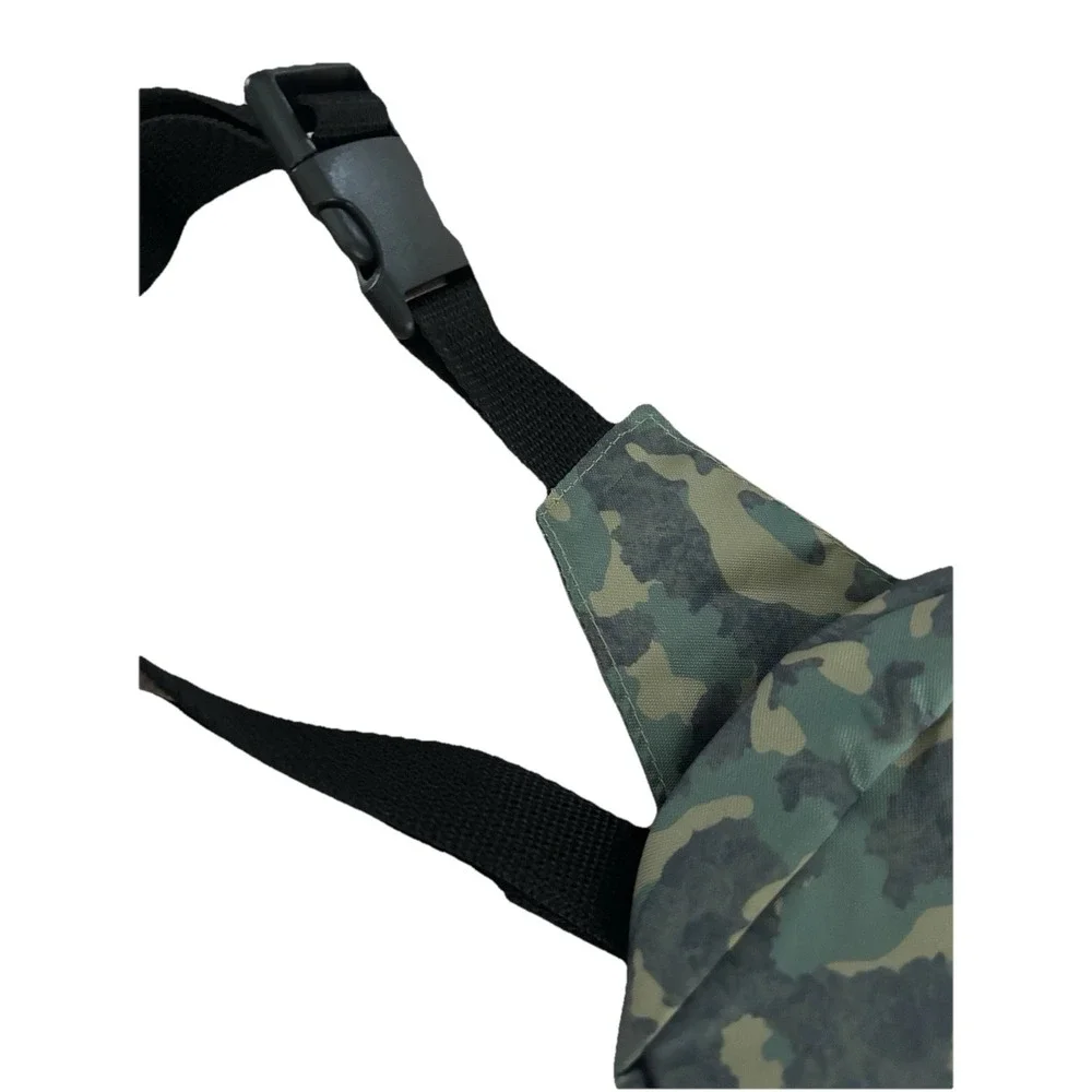 HIGH SUPPLY 420 Camo Belt Bag Wear Over Shoulder green Unisex Excellent‎